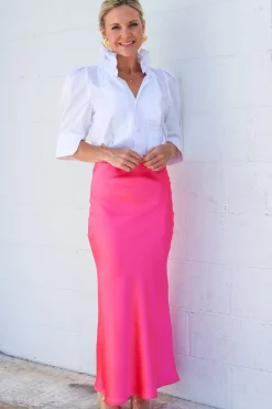 Bonita Ruffle Tux Shirt