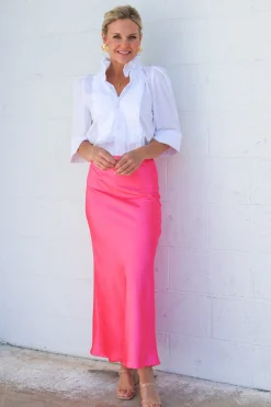 Bonita Ruffle Tux Shirt