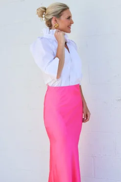 Bonita Ruffle Tux Shirt