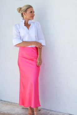 Bonita Ruffle Tux Shirt