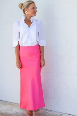 Bonita Ruffle Tux Shirt