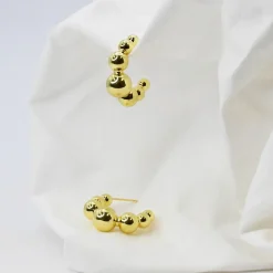 Bubble Hoop Earrings