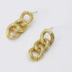 Chain of Sparkles Earrings