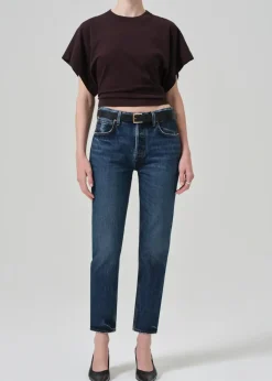 Charlotte High Rise Straight Jeans