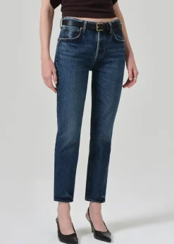 Charlotte High Rise Straight Jeans