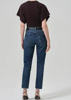 Charlotte High Rise Straight Jeans