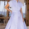 Chatham Belted Shirt Dress