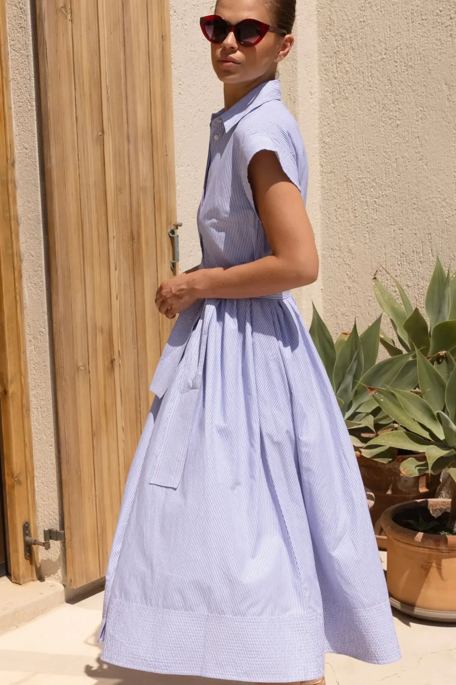 Chatham Belted Shirt Dress