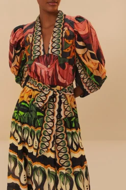 Coconut Tree Flow Dress