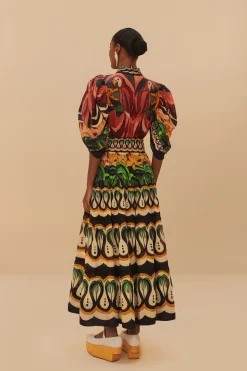 Coconut Tree Flow Dress