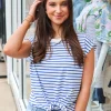 Dorinda Stripe Tee