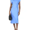 Ennis Satin Midi Dress