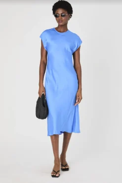 Ennis Satin Midi Dress