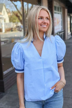 Harper Striped Top