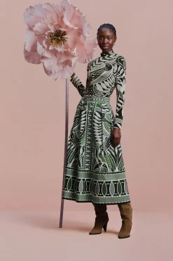 Lace Nature Maxi Skirt