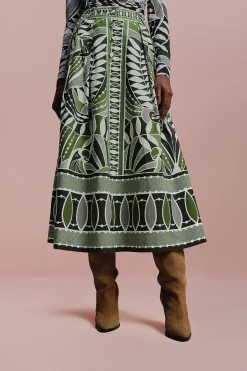 Lace Nature Maxi Skirt