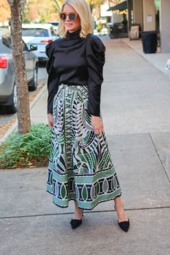 Lace Nature Maxi Skirt