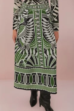 Lace Nature Maxi Skirt