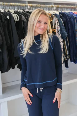 Mock Neck Sweatshirt