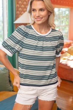 Mona Stripe Knit Top