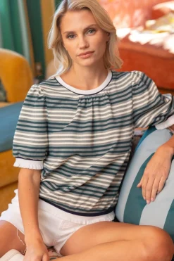 Mona Stripe Knit Top