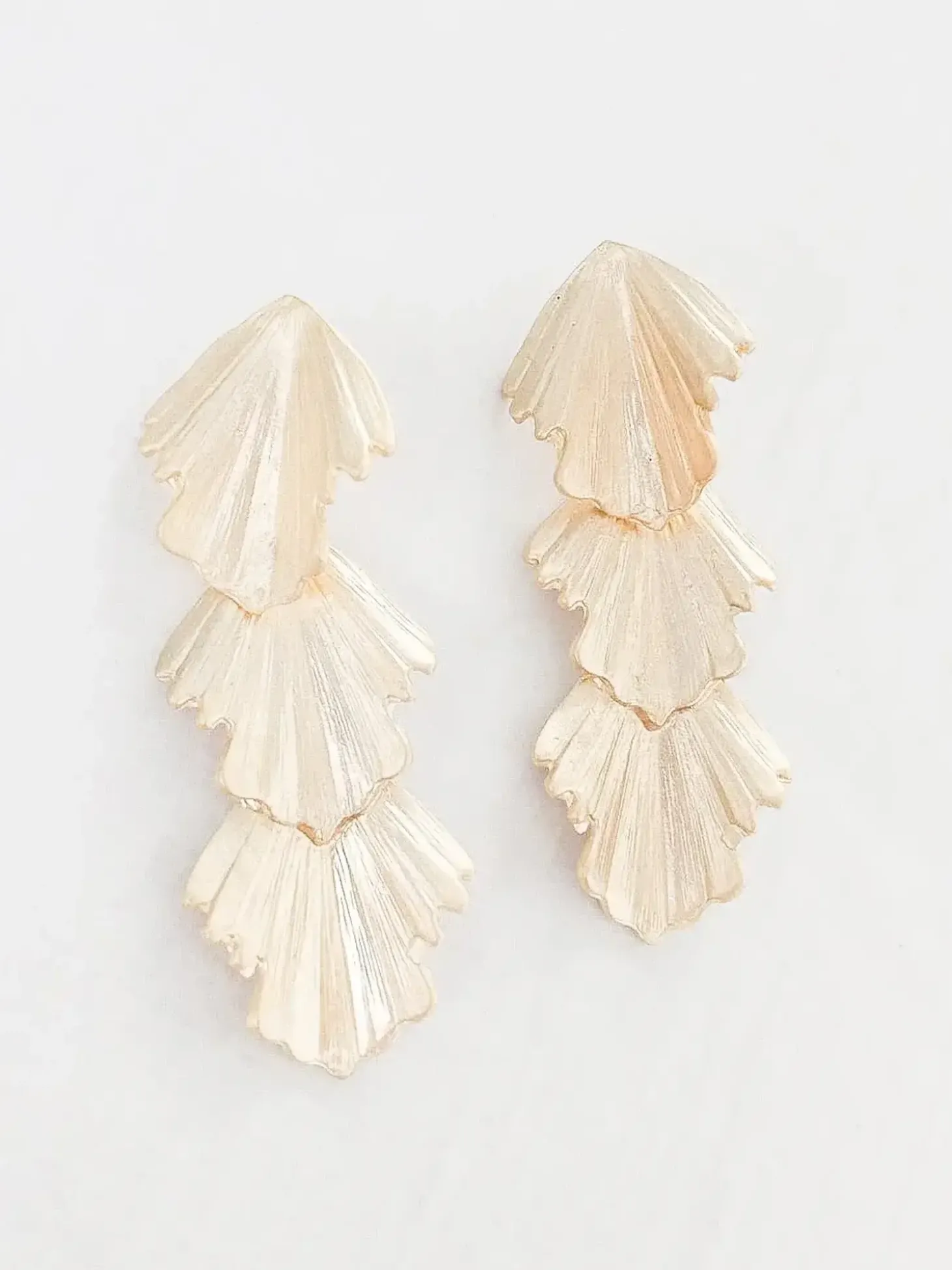 Naomi Luxe Fan Earrings