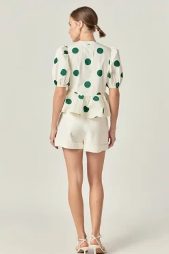 Nora Polka Dot Top