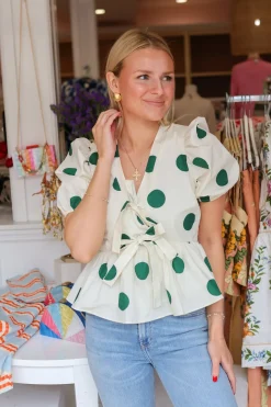 Nora Polka Dot Top