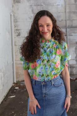 Painted Garden Blouse