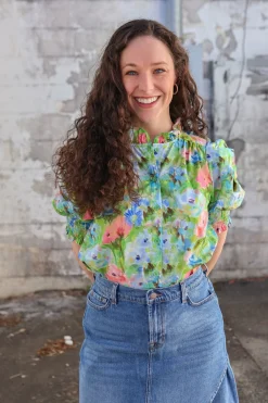 Painted Garden Blouse