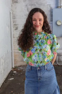 Painted Garden Blouse