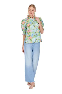 Painted Garden Blouse