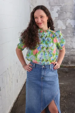 Painted Garden Blouse