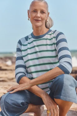 Raglan Stripe Sweater