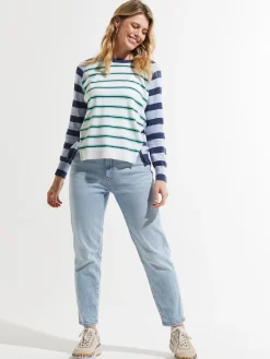 Raglan Stripe Sweater