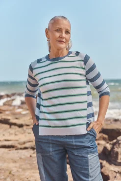 Raglan Stripe Sweater