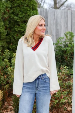 Raglan V Neck Sweater