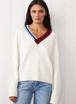 Raglan V Neck Sweater