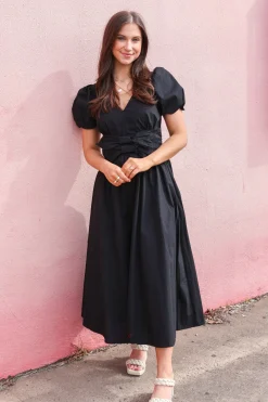 Ronnie Bow Midi Dress