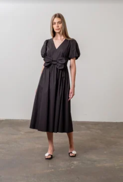 Ronnie Bow Midi Dress