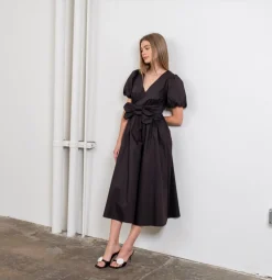 Ronnie Bow Midi Dress