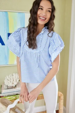 Ruffle Sleeve Top