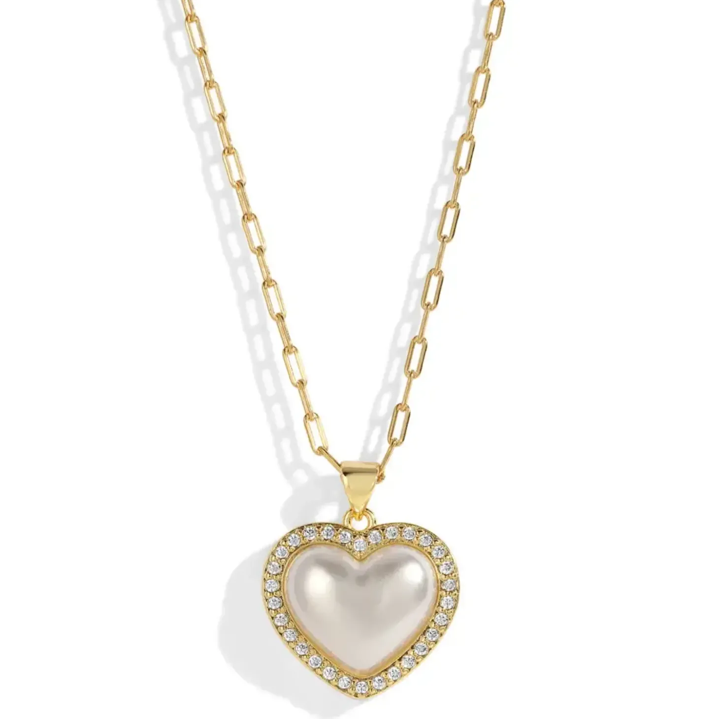 Sweetheart Pearl Necklace