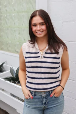 Toby Stripe Knit Top