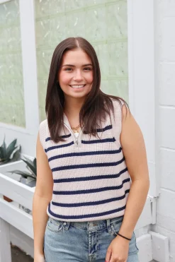 Toby Stripe Knit Top