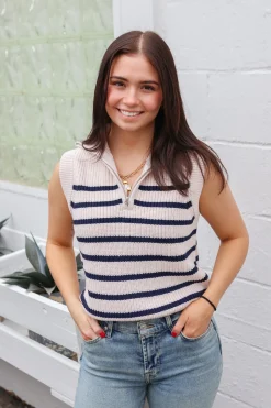 Toby Stripe Knit Top