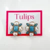 Turquoise & Pearl Burst Earring